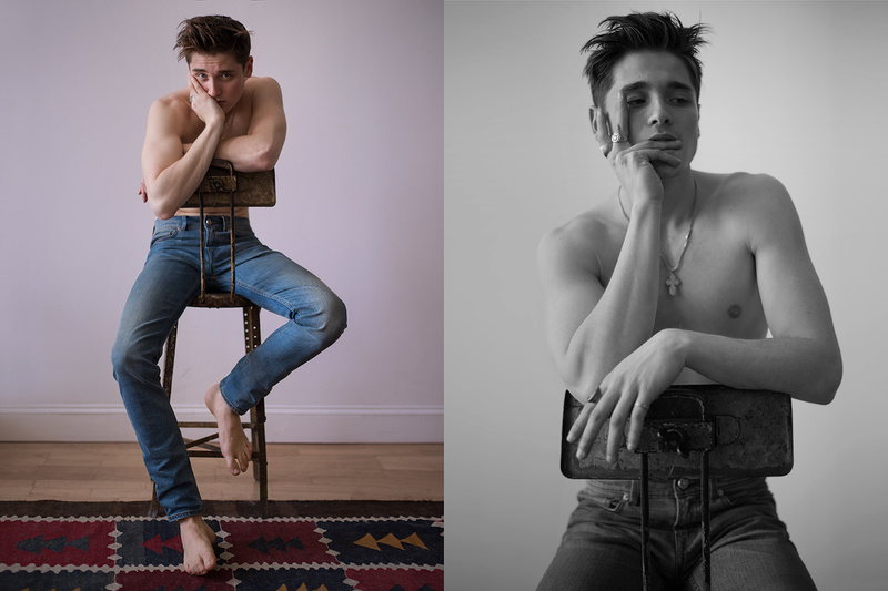 Male model photo shoot of jahnhall in BROOKLYN, 2017