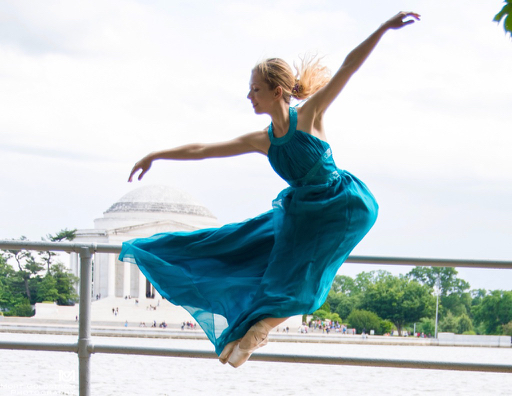 Male and Female model photo shoot of Mort G and PoppySeed Dancer in Jefferson Memorial