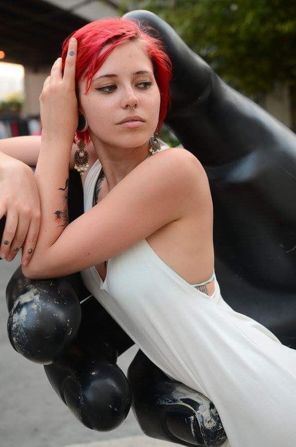 Female model photo shoot of Felynx Suicide 