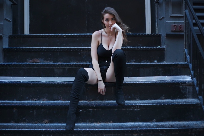 Female model photo shoot of katharinekaegi in NY
