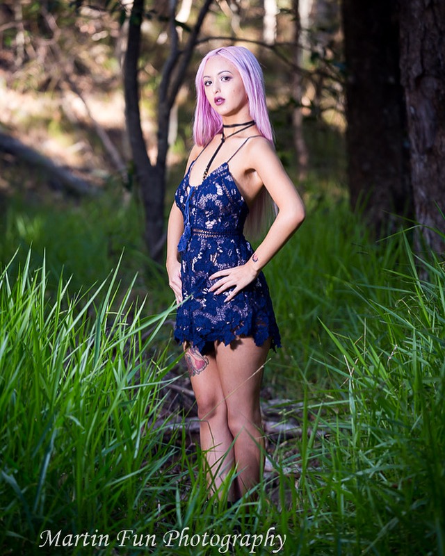 Female model photo shoot of AnastasiaSnow by MartinFunPhotography in Mt Cootha