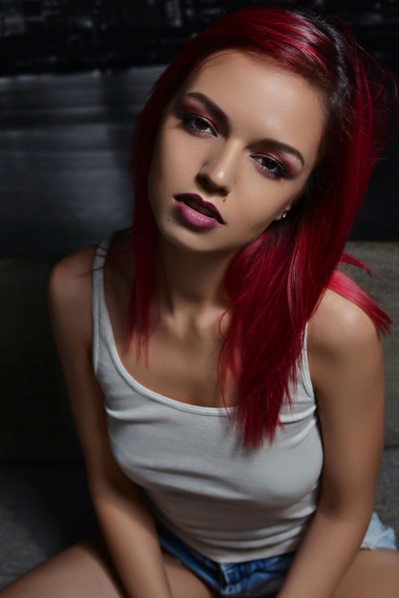 Female model photo shoot of Dasha Red in Russia, Kazan