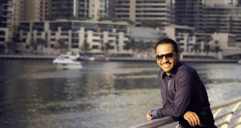 Male model photo shoot of Mohamed wageh in Marina, Dubai