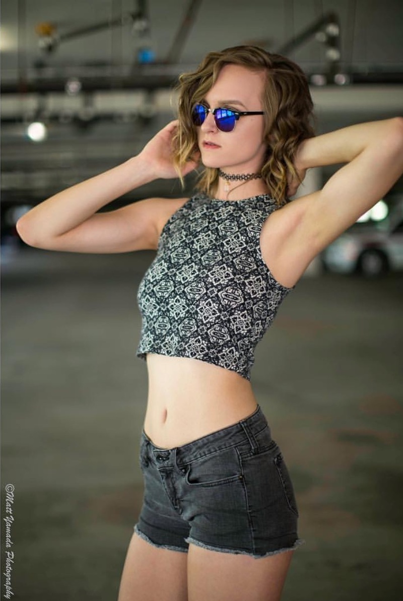 Female model photo shoot of DaryaHunt by Matt Yamada