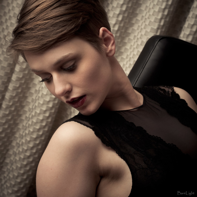 Female model photo shoot of MaKayla R by BareLight