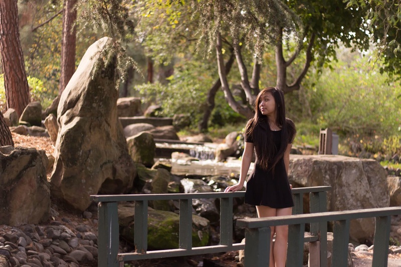 Female model photo shoot of Laurie X in Hayward Japanese Tea Garden