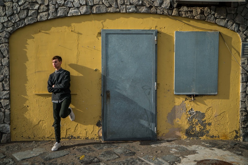 Male model photo shoot of Alkxndr in Positano, Italy