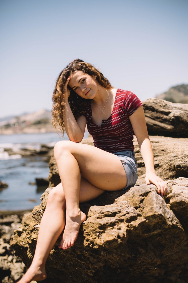 Female model photo shoot of jessicapatt in Shell Beach, CA