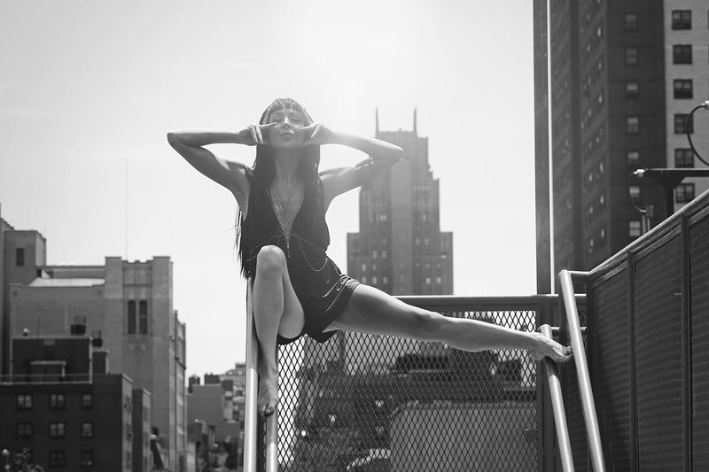 Female model photo shoot of xoaphoto and Aleksandra Obbamma in NYC