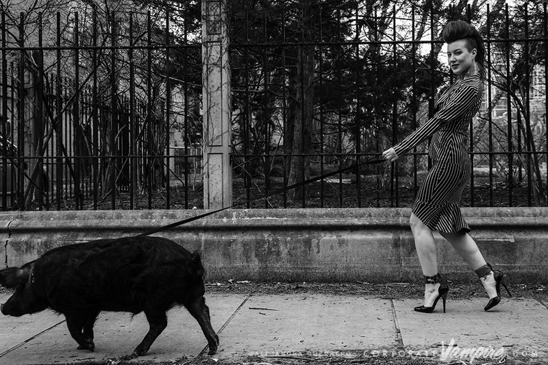 Female model photo shoot of Queerella Fistalot