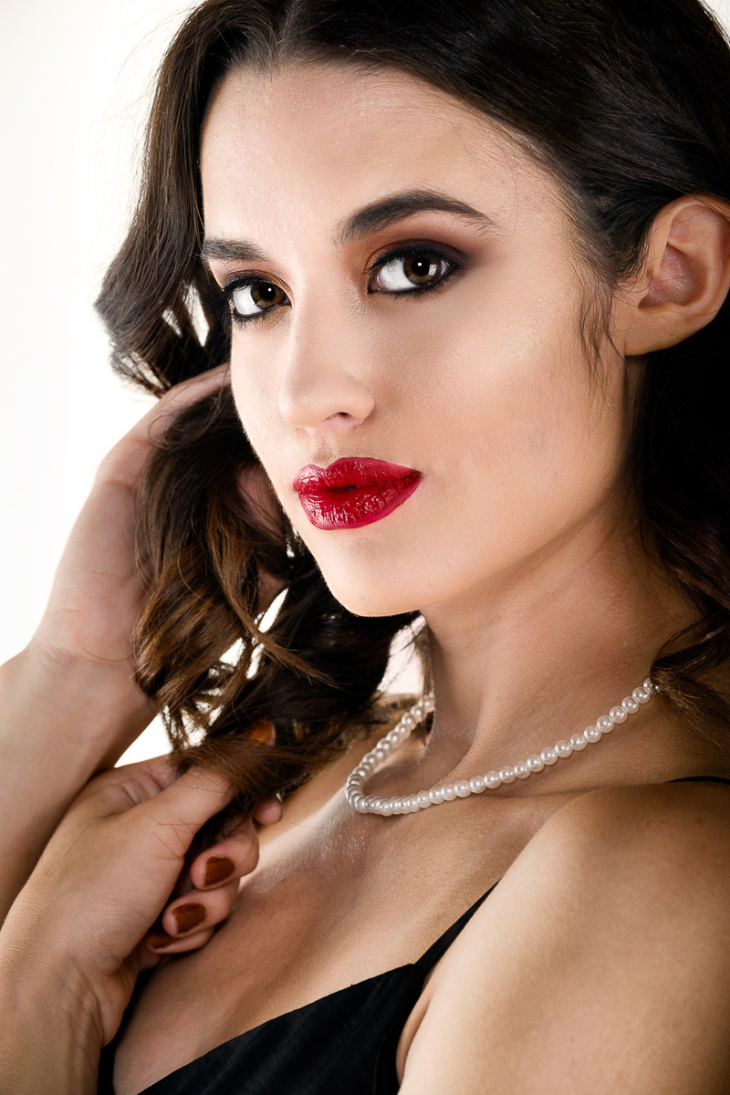 Female model photo shoot of Kayla_Hernandez by Jerry in Houston Skyline Studio