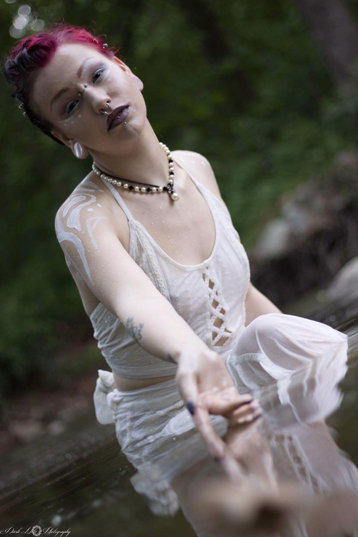 Female model photo shoot of Boneskit