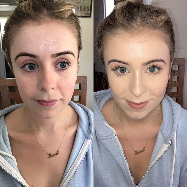 Female model photo shoot of makeupbydaniellakeene in london