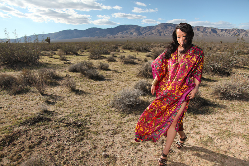 Female model photo shoot of Xiao Xing Lee by Daniel Lupercio in Mohave Dessert, CA