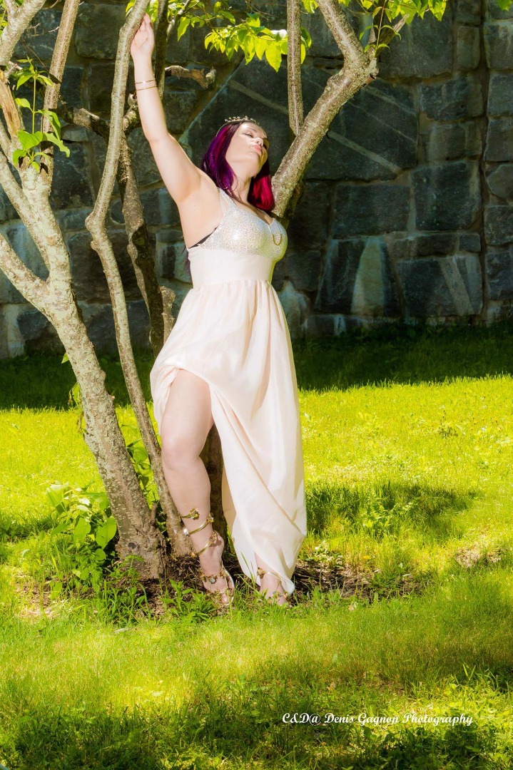 Female model photo shoot of Greek Goddess 603
