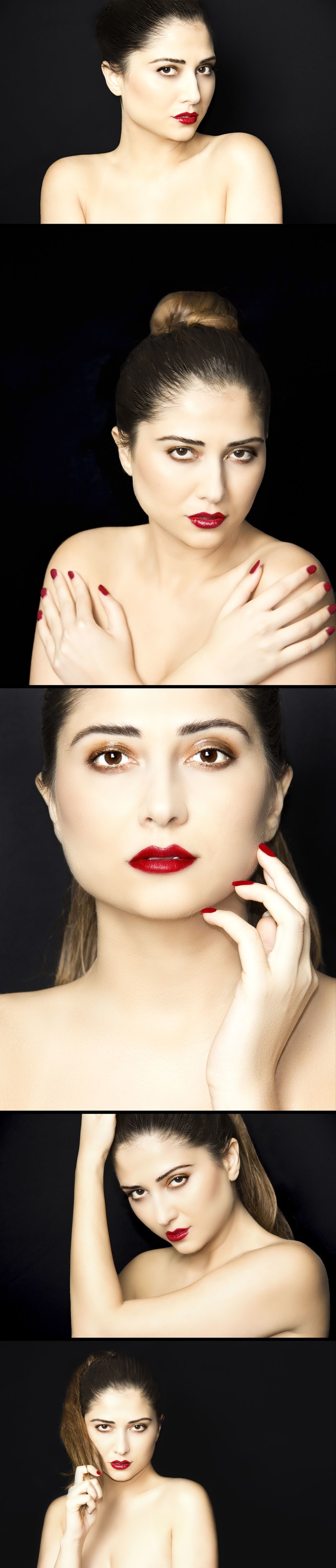 Female model photo shoot of Cosmeticrazed and Julie atara in Toronto