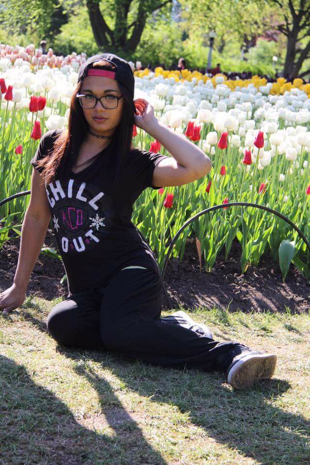 Female model photo shoot of Angelicafelyah in ottawa tulips fest