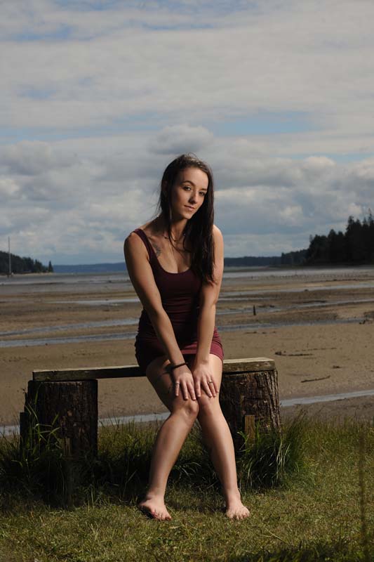 Female model photo shoot of Alycia Mcfarlen in Coulter creek park