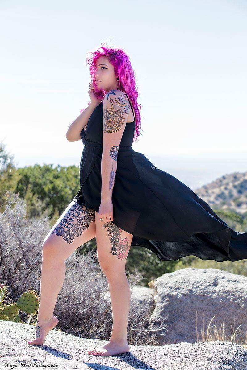 Female model photo shoot of Maya Roybal in Sandia Foothills, New Mexico