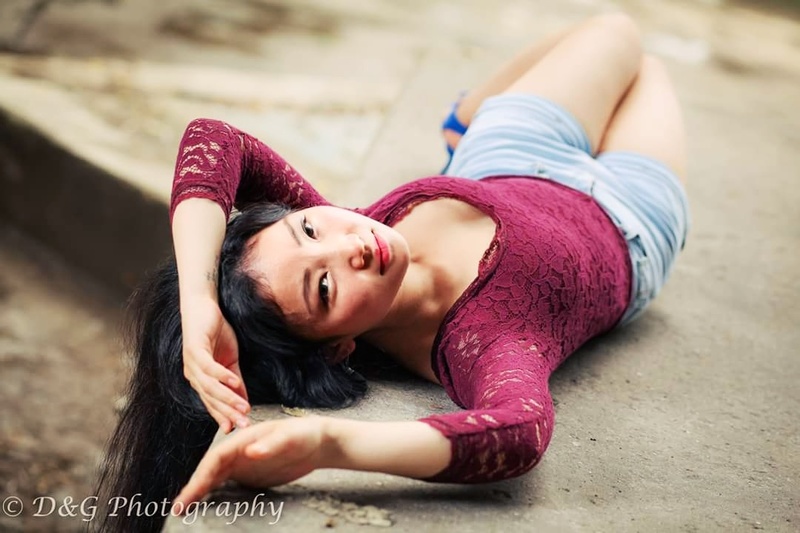 Female model photo shoot of Julia Pyao by Mountain Shadows Photo