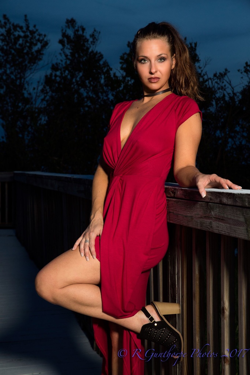 Female model photo shoot of Jessica Raye by Russ Gunthorpe in Titusville, Florida