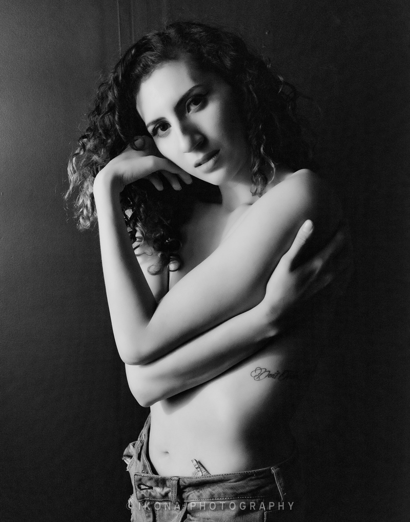 Female model photo shoot of sarafinacr by Ikona Photography