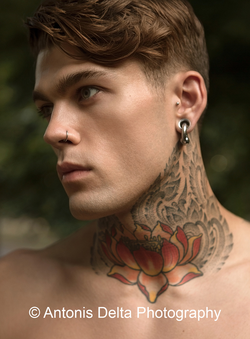 Male model photo shoot of Antonis Delta in London