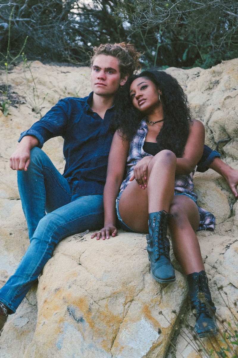 Male and Female model photo shoot of Alex Calderon and Tasha Nicole in Runyon Canyon