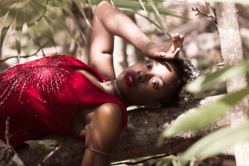 Female model photo shoot of Athaliah Asha in Discovery Bay, St. Ann, Jamaica