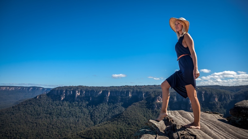 Female model photo shoot of Antje Valencia by DeanPrestonPhotography in Blue Mountains