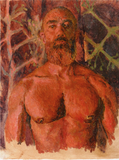 Male model photo shoot of Nannerls Brother in oil on board 2016