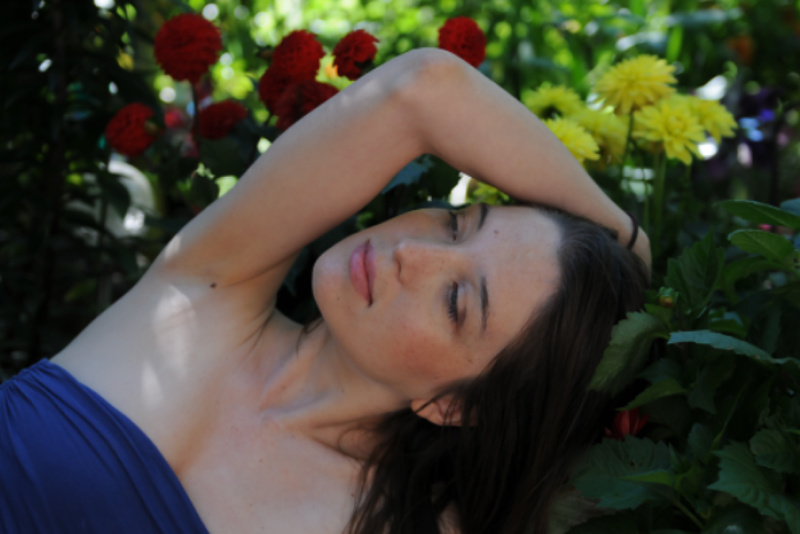 Female model photo shoot of florezita  in Washington