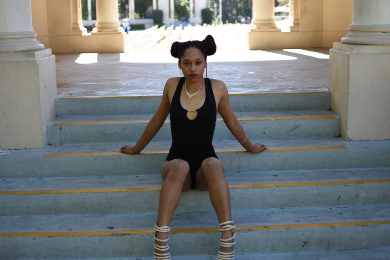 Female model photo shoot of Lala_habbitz in Balboa Park, San Diego CA