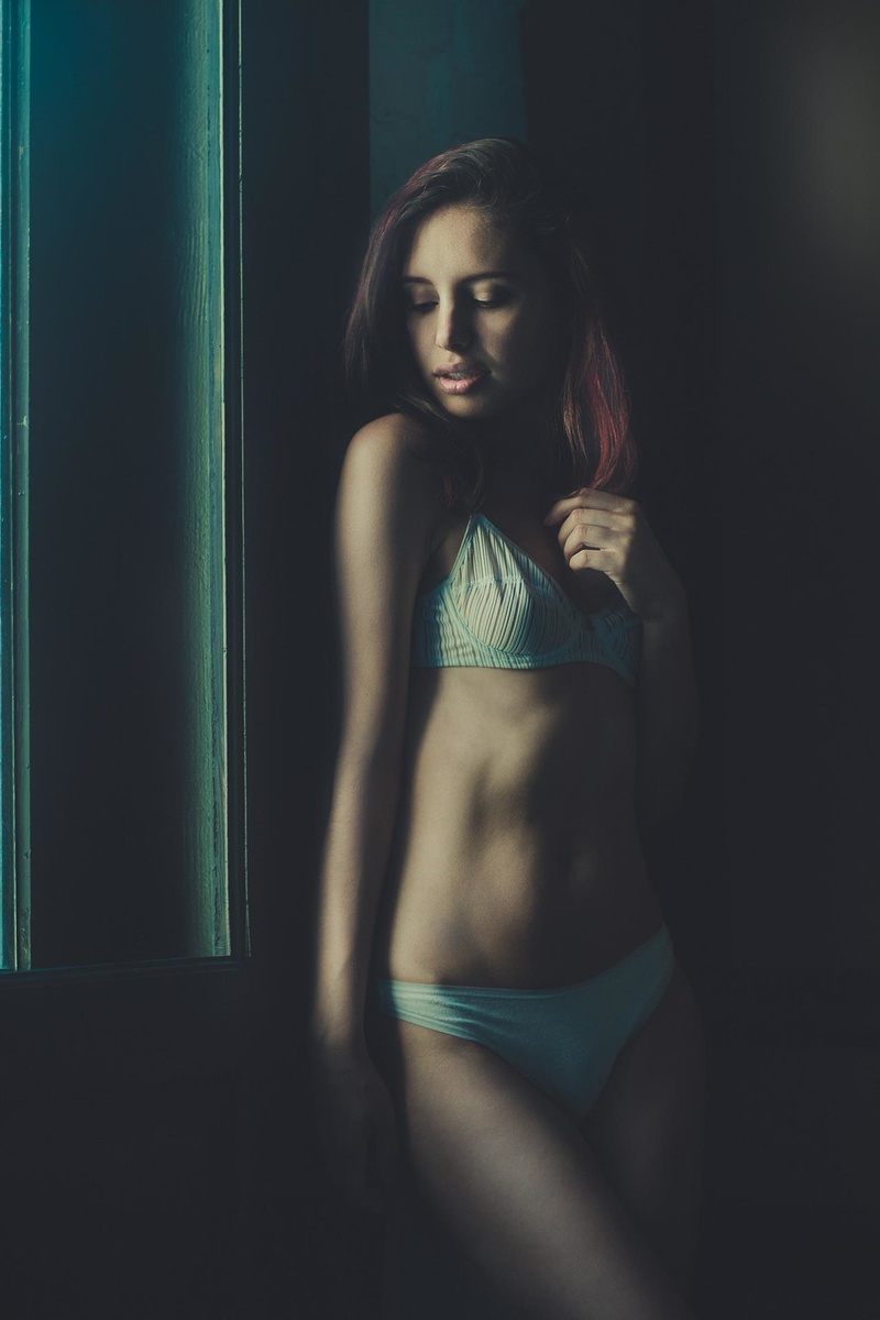 Female model photo shoot of Katja Freeman by Giaciophotographer in icon rental studio