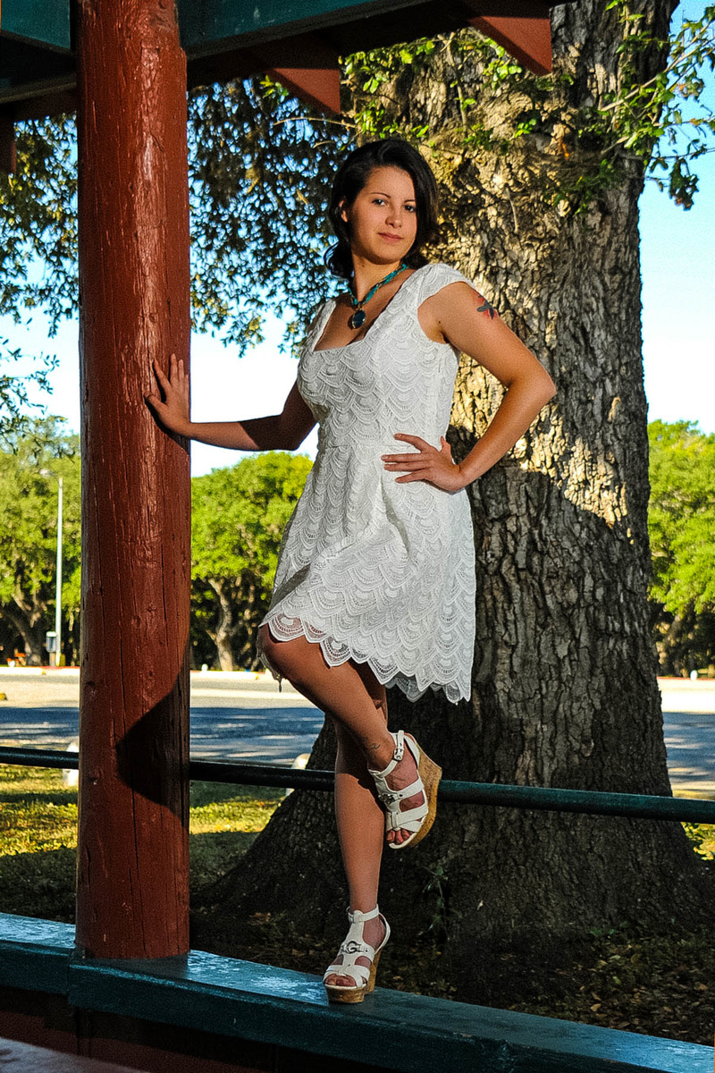 Female model photo shoot of SemperFiVulpus by PIXELPERFECT in Raymond Russell Park; San Antonio, Tx