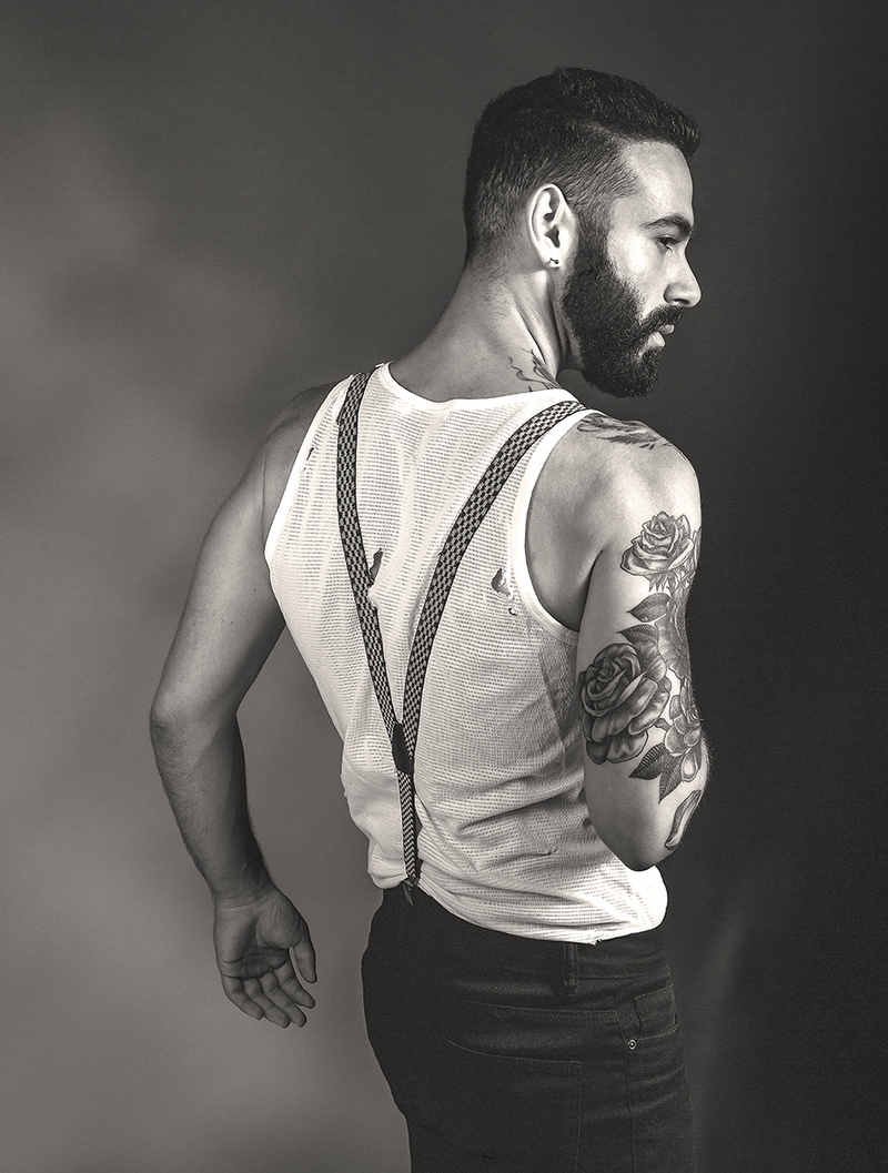 Male model photo shoot of Roberto Duse in London