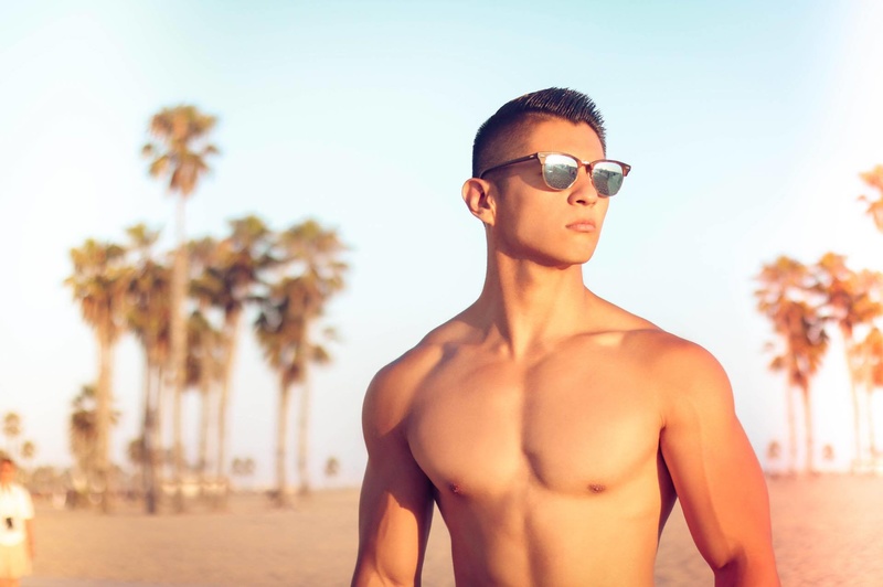 Male model photo shoot of vilorzz in Santa Monica Beach