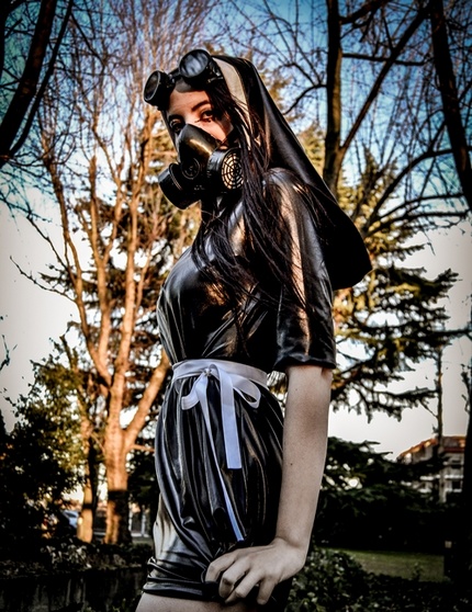 Female model photo shoot of Milla Askeladd in Novegro Spazio Fiera