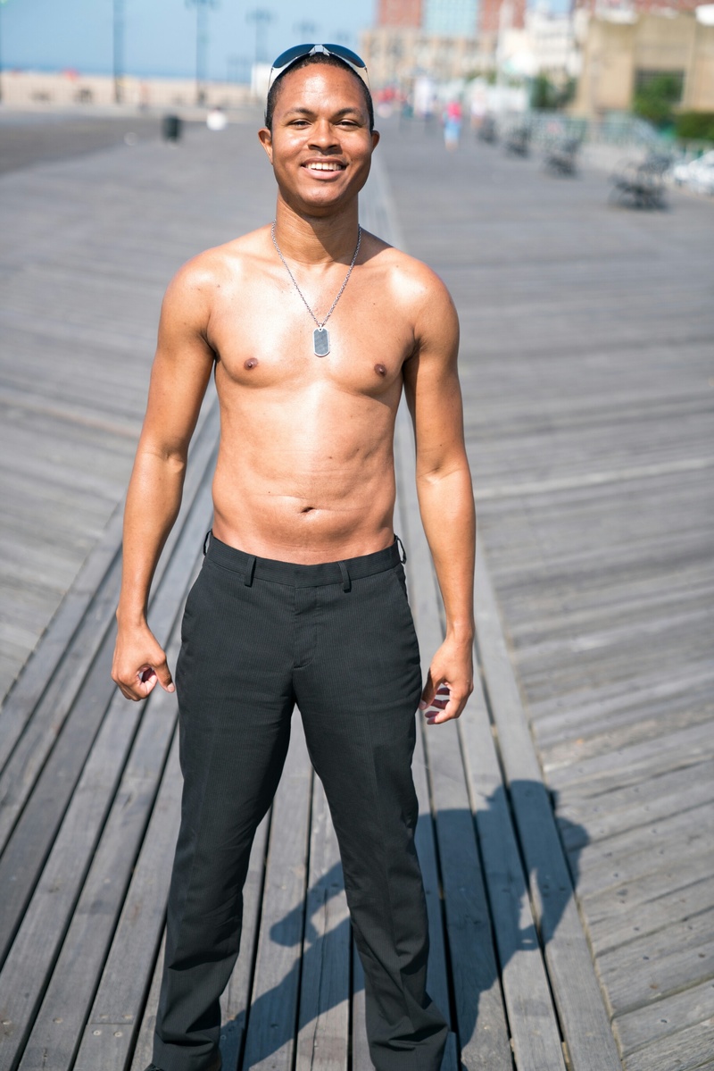 Male model photo shoot of Lync Johnson by GetShotinBklyn in Brooklyn, NY (Coney Island)