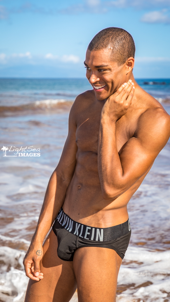 Male model photo shoot of LightSea Images and Nathaniel Hunt in Po'olenalena Beach maui