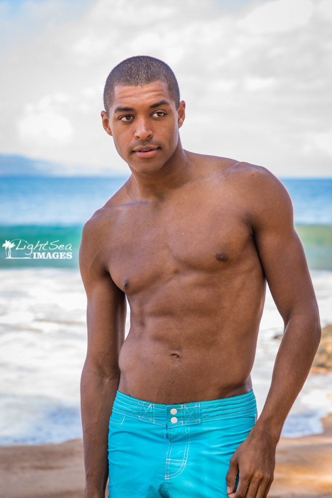 Male model photo shoot of LightSea Images and Nathaniel Hunt in Po'olenalena Beach maui
