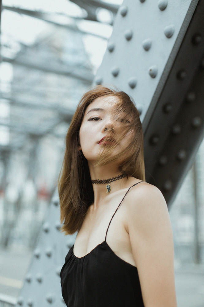 Female model photo shoot of Ioana Farcas in Shanghai