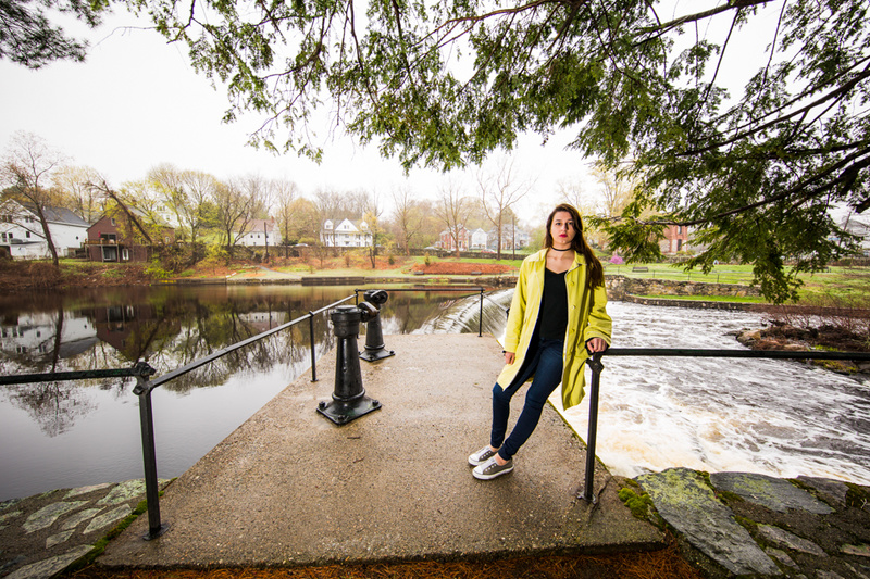 Female model photo shoot of twellsp in Charles River Falls, Natick, MA