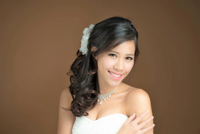 Female model photo shoot of Christine Chua MUA
