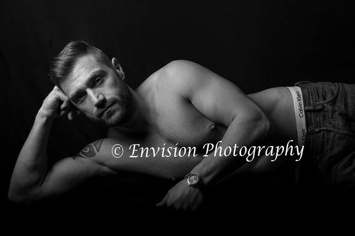 Male model photo shoot of Envisionphotographyuk  in Northampton studio