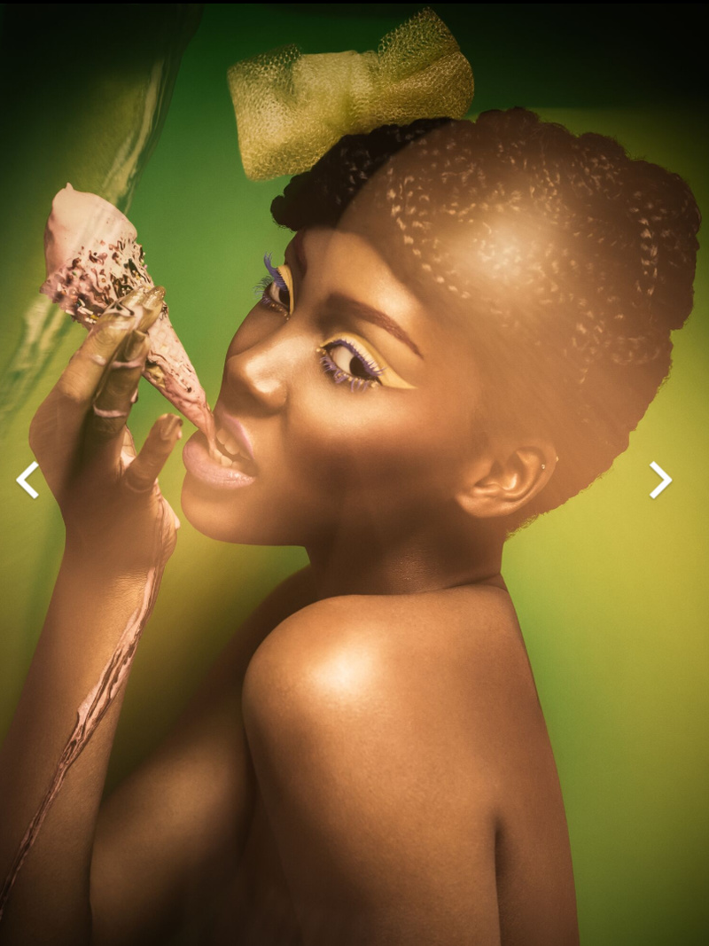 Female model photo shoot of myda k artistry by Jenny_Chen, hair styled by Savija Ellis