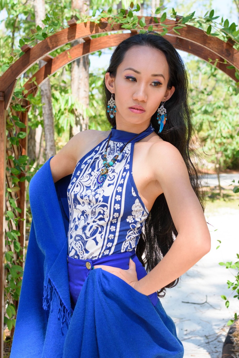 Female model photo shoot of Cecilia Koh
