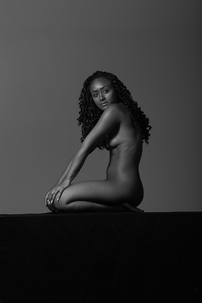 Female model photo shoot of Habesha Obsidian