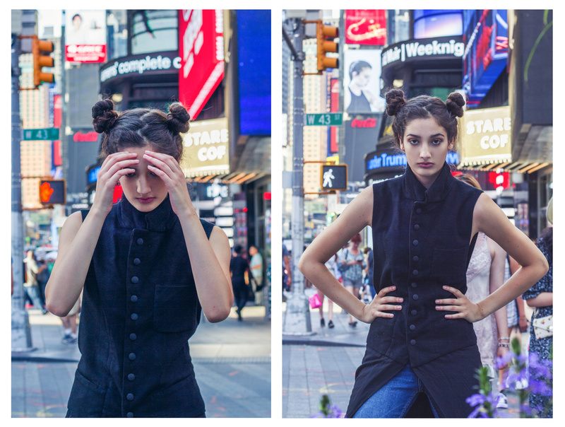 Female model photo shoot of Alena V Adamson in New York