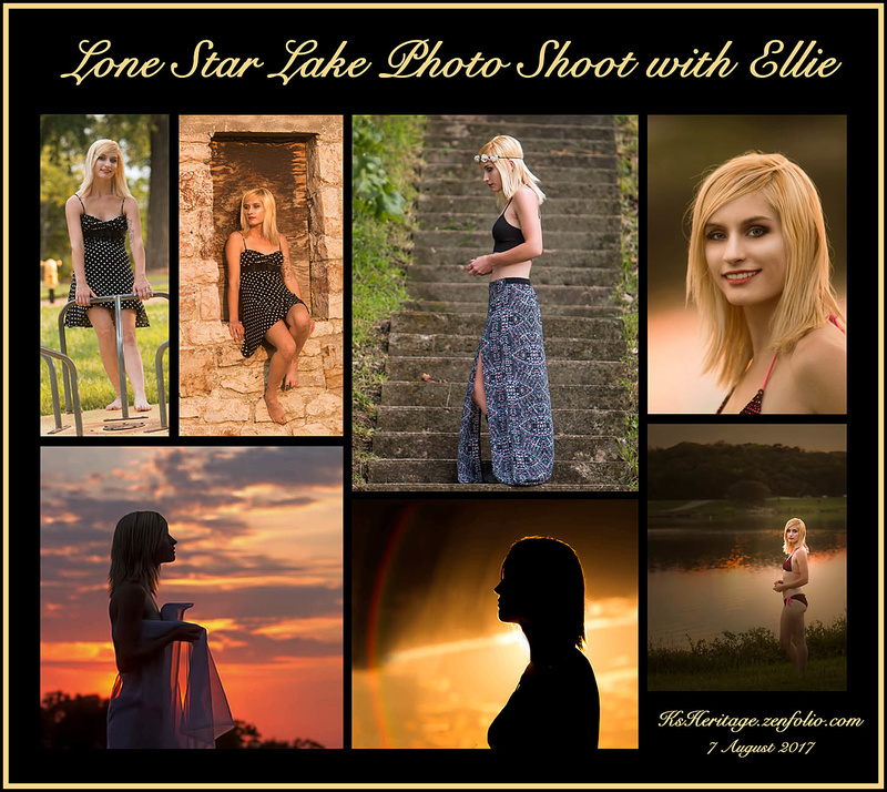 Male and Female model photo shoot of KsHeritage and Ellie-D in Lone Star Lake near Lawrence, Kansas